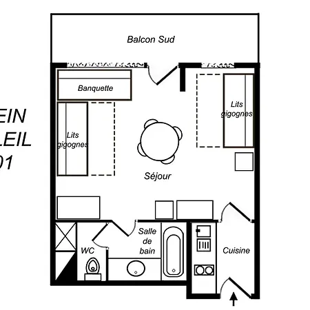 Lumineux Skis Aux Pieds Avec Balcon Et Wi-fi - Fr-1-182-8 Apartment